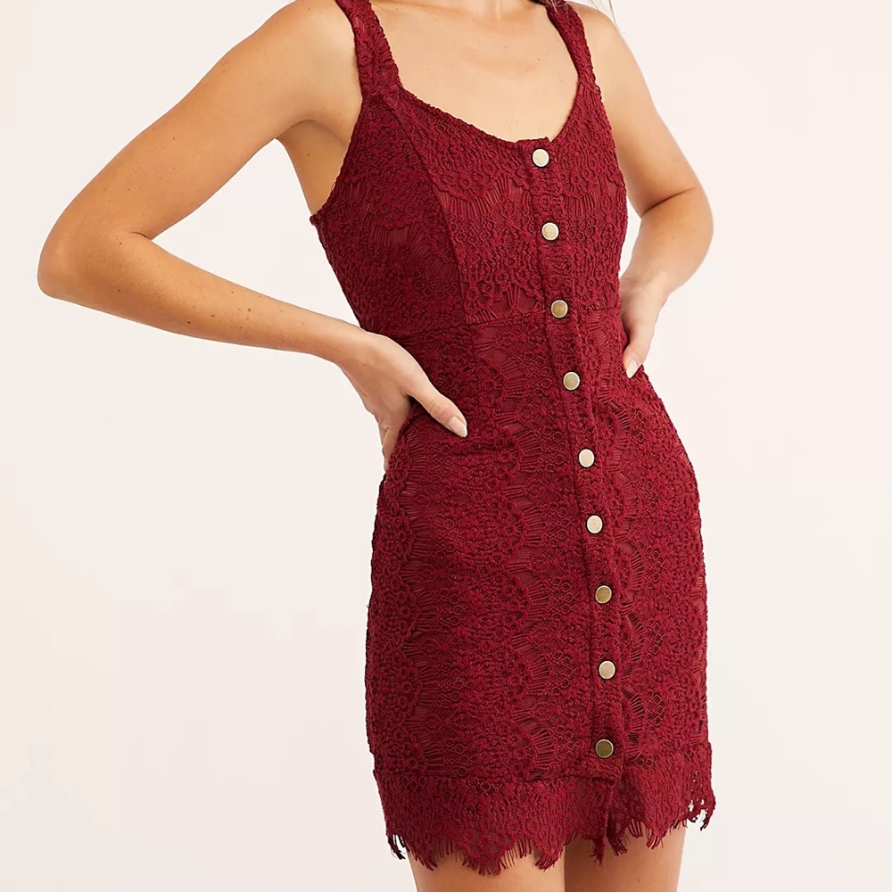 Free People Meant To Be Mini Slip Dress